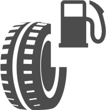 EU gumiabroncs üzemagyagtakarékosság ikon